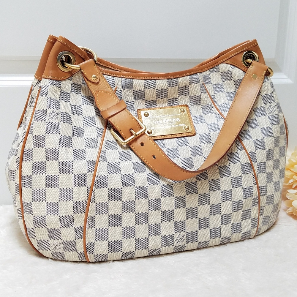😍Beautiful Louis Vuitton Galliera PM Damier Azur